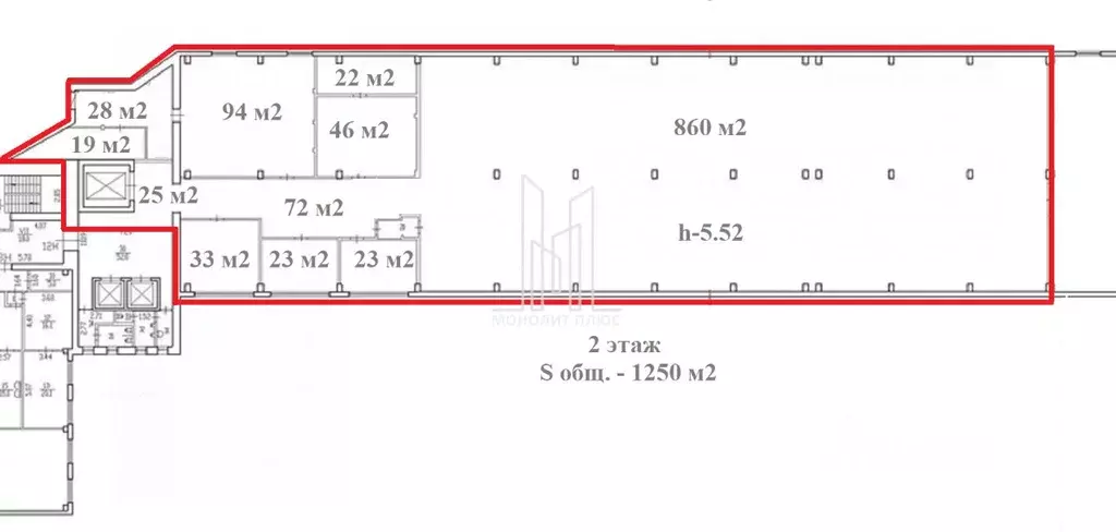 Склад в Санкт-Петербург Уральская ул., 4В (1250 м) - Фото 2