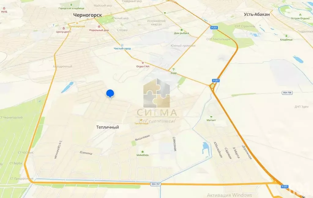 Участок в Хакасия, Усть-Абаканский район, пос. Тепличный ул. Солнечная ... - Фото 2