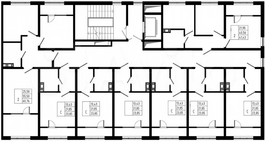 Квартира-студия, 23,9м, 6/8эт. - Фото 0