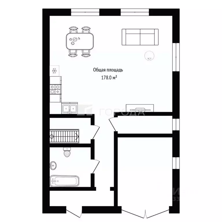 Дом в Новосибирская область, Новосибирский район, Станционный ... - Фото 2