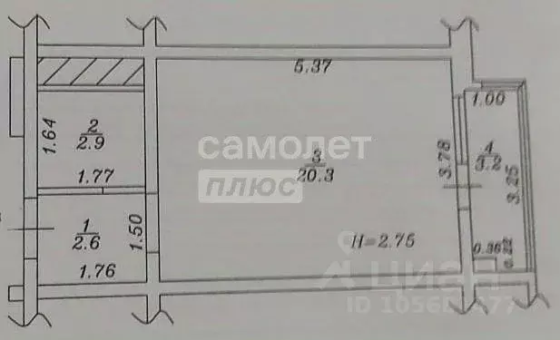 Студия Краснодарский край, Анапа Анапское ш., 24к9 (30.0 м) - Фото 2