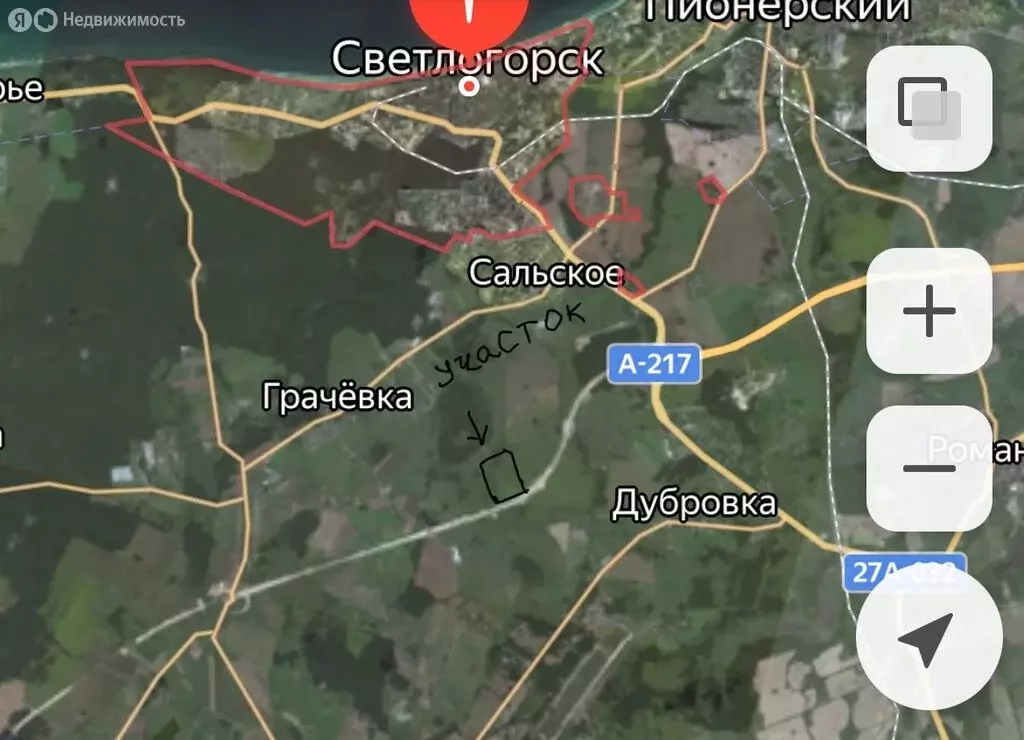 Участок в Калининградская область, Зеленоградский муниципальный округ, ... - Фото 1