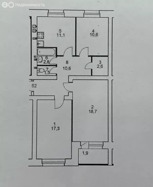 3-комнатная квартира: Ярославль, Хуторская улица, 12 (77 м) - Фото 1