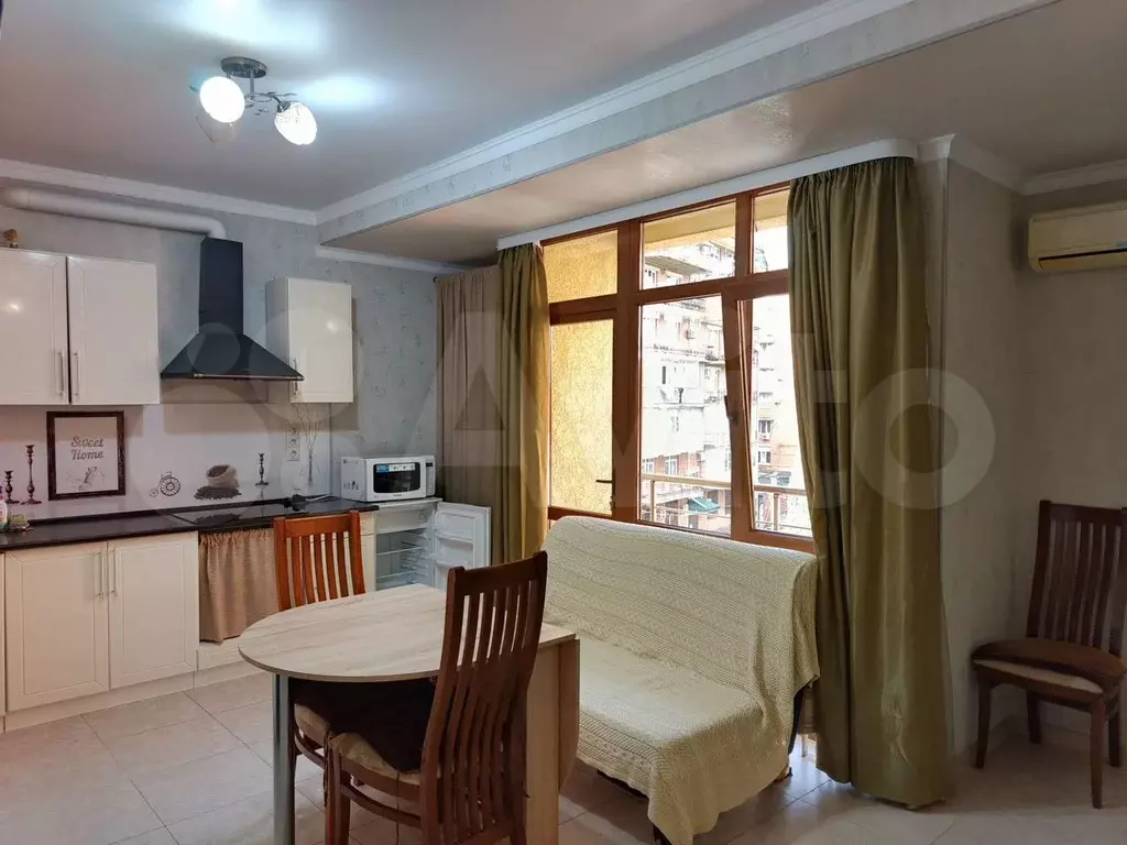 Квартира-студия, 34 м, 4/4 эт. - Фото 1