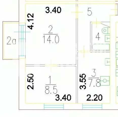 2-к кв. Москва просп. Мира, 202 (37.2 м) - Фото 2