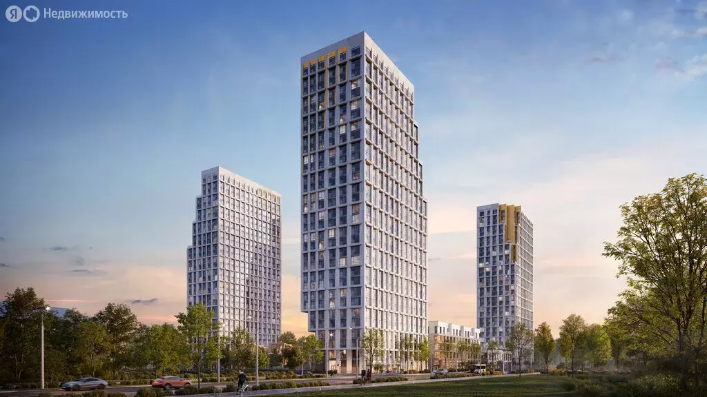 3-комнатная квартира: Москва, жилой комплекс Вери (76.1 м) - Фото 0