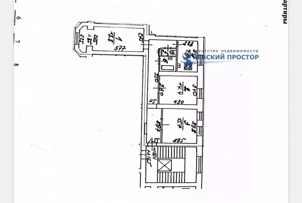 3-к кв. Санкт-Петербург Сердобольская ул., 1 (79.0 м) - Фото 1