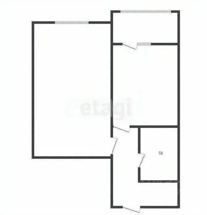 2-к кв. Курская область, Курск ул. Энгельса, 115/4 (40.77 м) - Фото 1