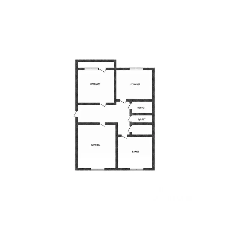 3-к кв. Тверская область, Тверь просп. Николая Корыткова, 28 (65.0 м) - Фото 2