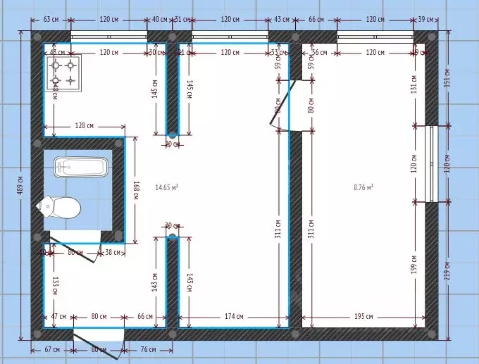 2-к кв. Удмуртия, Сарапул ул. Степана Разина, 68 (41.0 м) - Фото 2
