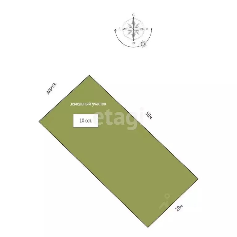 Участок в Крым, Ленинский район, Мысовское с/пос, с. Семеновка ул. ... - Фото 2