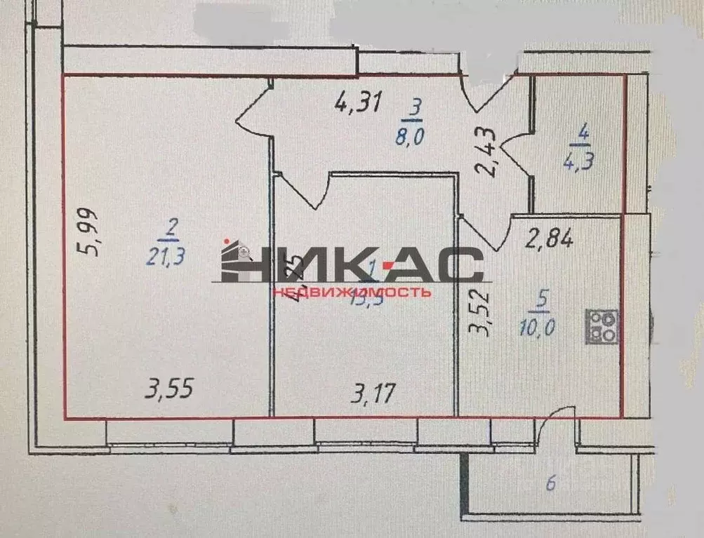 2-к кв. Ярославская область, Ярославль ул. Соловьева, 11 (57.5 м) - Фото 1