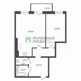 2-к кв. Красноярский край, Красноярск Навигационная ул., 7 (68.8 м) - Фото 1