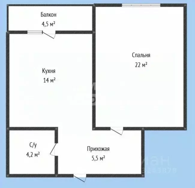 1-к кв. Дагестан, Махачкала просп. Насрутдинова, 272Д (50.0 м) - Фото 2