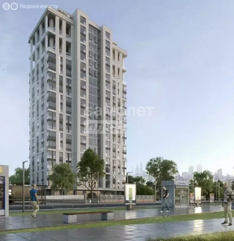 1-комнатная квартира: Нальчик, улица Кешокова, 1 (77.35 м) - Фото 1