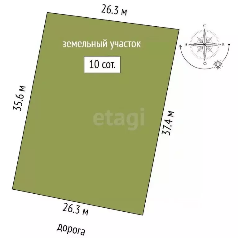 Участок в Ростовская область, Аксай ул. Звездная (10.0 сот.) - Фото 1
