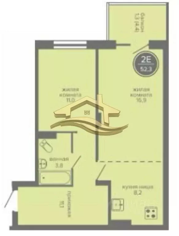 2-к кв. Пермский край, Пермь ш. Космонавтов, 309Ак1 (50.4 м) - Фото 2