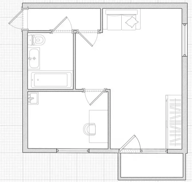 1-к кв. Москва Новохорошевский проезд, 5 (30.4 м) - Фото 2