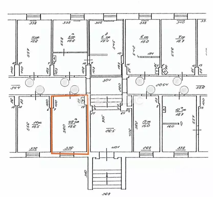 Комната Калининградская область, Калининград ул. Дзержинского, 36 ... - Фото 2
