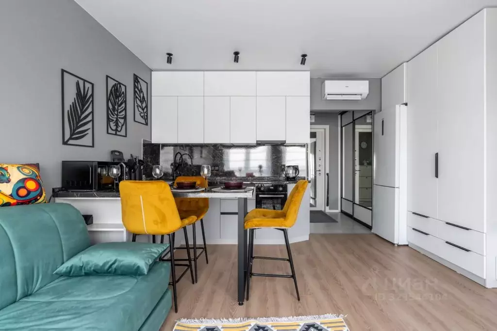 Студия Москва ул. Сокольнический Вал, 1 (26.0 м) - Фото 1