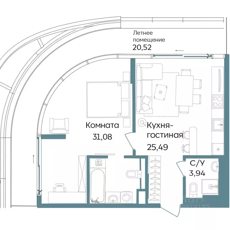 2-к кв. Крым, Саки ул. Морская (81.03 м) - Фото 1