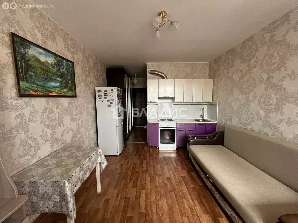 Квартира-студия: село Засечное, Радужная улица, 8 (28.3 м) - Фото 1