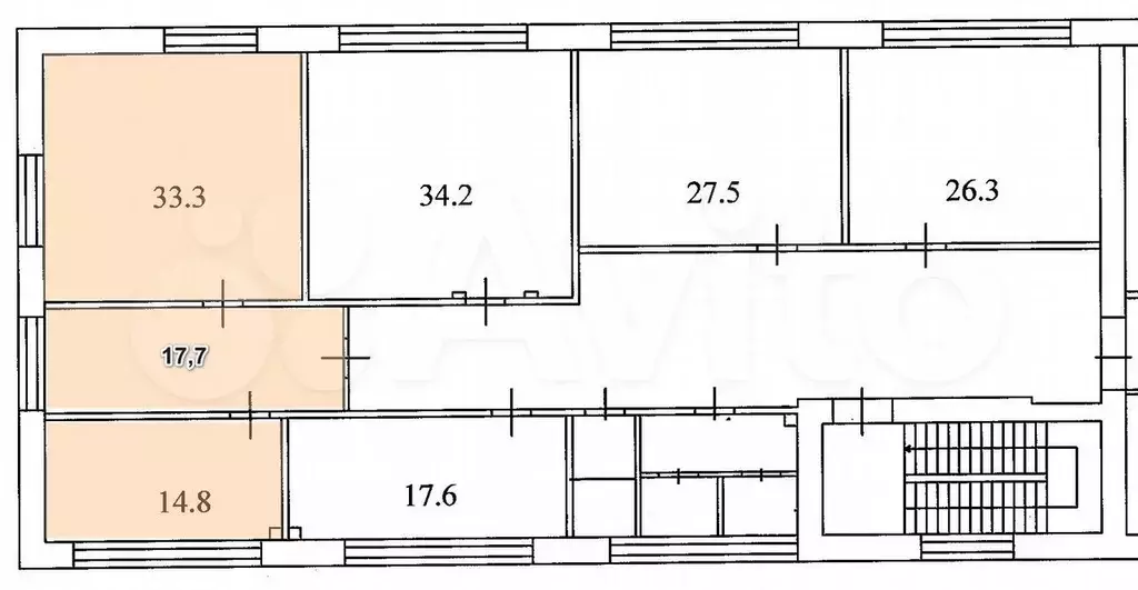 Офис, 65.8 м - Фото 0