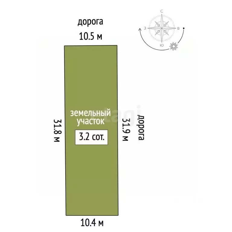 Участок в Ростовская область, Батайск Красноармейская ул. (3.23 сот.) - Фото 1
