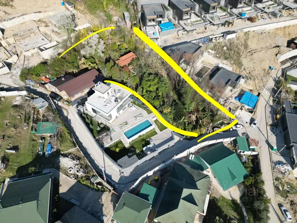 Участок в Краснодарский край, Сочи ул. Ручей Видный (9.0 сот.) - Фото 2