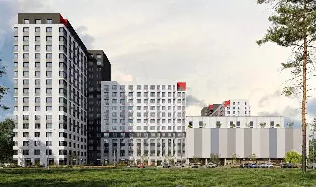 3-к. квартира, 60,8 м, 2/17 эт. - Фото 0