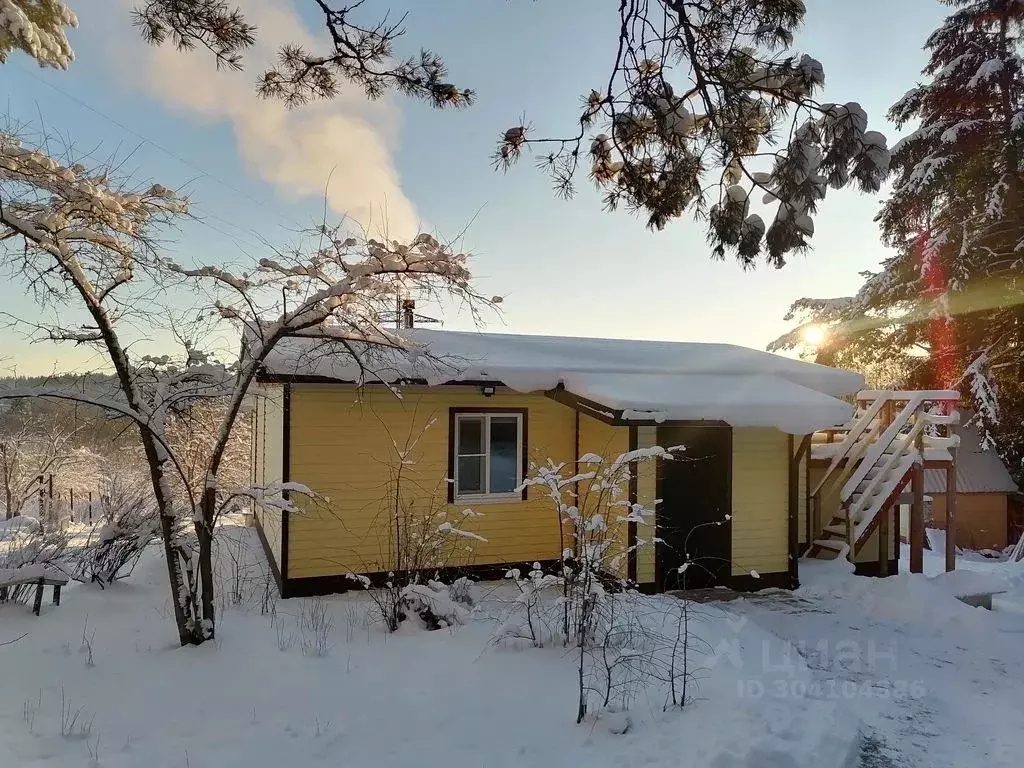 Дом в Карелия, Сортавальский муниципальный округ, пос. Заозерный  (56 ... - Фото 1