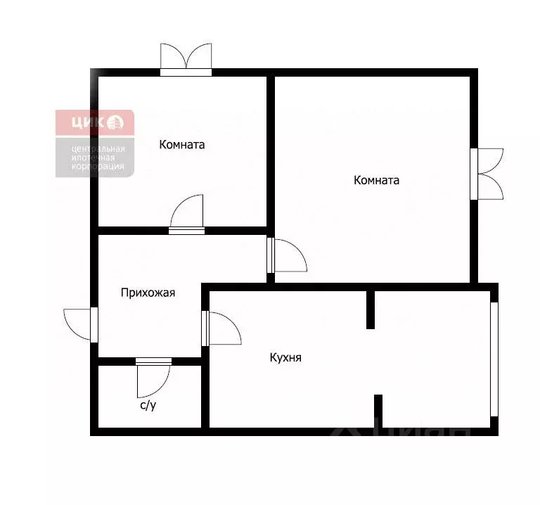 2-к кв. Рязанская область, Рязань Быстрецкая ул., 20 (55.0 м) - Фото 2