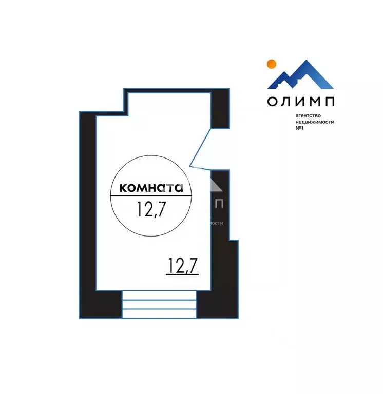 Комната Вологодская область, Вологда Турундаевская ул., 66 (12.7 м) - Фото 1