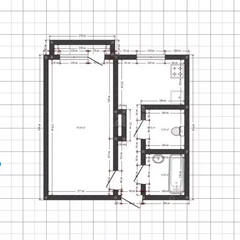 1-к кв. Иркутская область, Ангарск 17-й мкр, 14 (34.0 м) - Фото 2