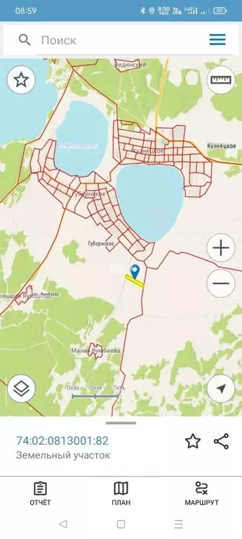 Участок в Челябинская область, Аргаяшский район, Кузнецкое с/пос, с. ... - Фото 1