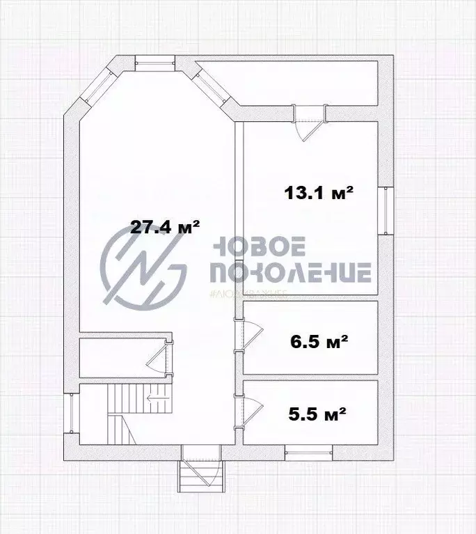 Коттедж в Омская область, Омский район, с. Троицкое  (118 м) - Фото 1