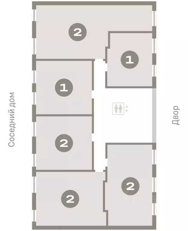 1-к кв. Курганская область, Курган Центральный жилрайон, Дом Кино ... - Фото 2