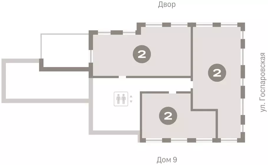 2-комнатная квартира: Тюмень, Причальная улица, 7 (114.35 м) - Фото 1