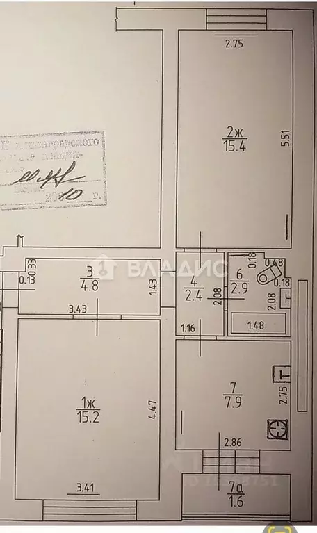2-к кв. Калининградская область, Калининград Зоологическая ул., 11Е ... - Фото 2