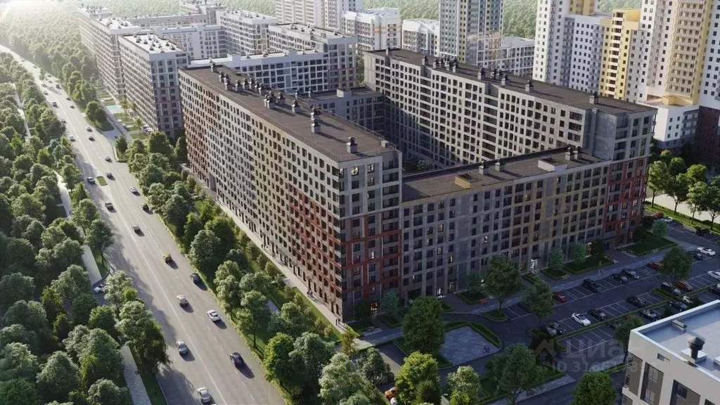 4-к кв. Санкт-Петербург ул. Среднерогатская, 11к2 (79.25 м) - Фото 1