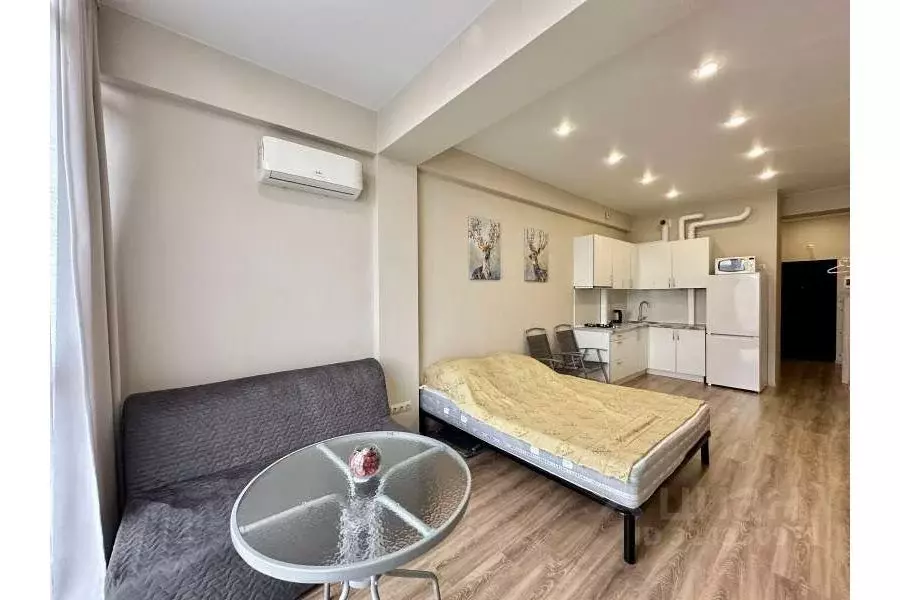 Студия Краснодарский край, Сочи Новый Сочи мкр, ул. Санаторная, 46 ... - Фото 1