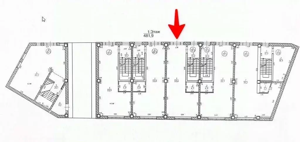 Торговая площадь в Башкортостан, Уфа Армавирская ул., 9/1 (58 м) - Фото 2
