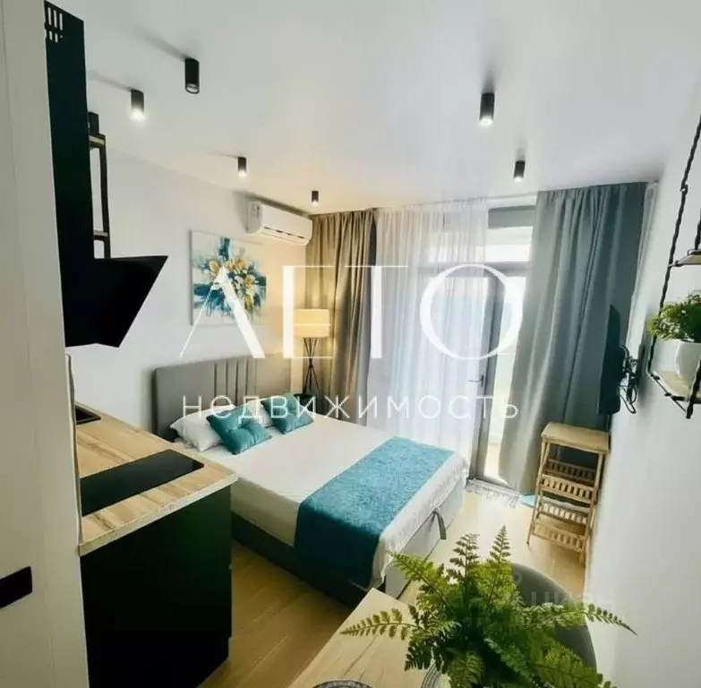 Студия Краснодарский край, Сочи Бытха мкр, ул. Ясногорская, 16/2к1 ... - Фото 1