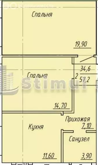 2-комнатная квартира: Оренбург, микрорайон Ростоши, Ростошинская улица ... - Фото 0