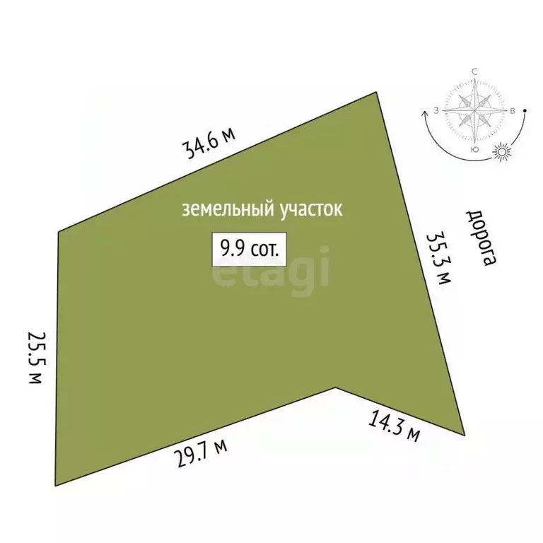 Участок в Крым, Алушта муниципальный округ, с. Запрудное  (9.8 сот.) - Фото 2