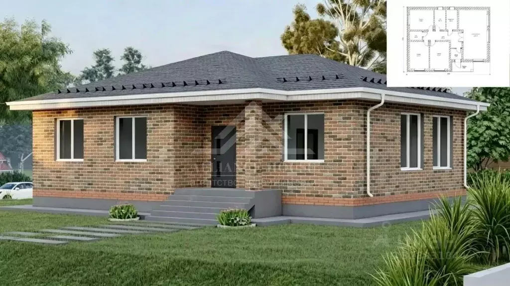 Дом в Татарстан, с. Высокая Гора ул. Дачная, 2 (130 м) - Фото 1