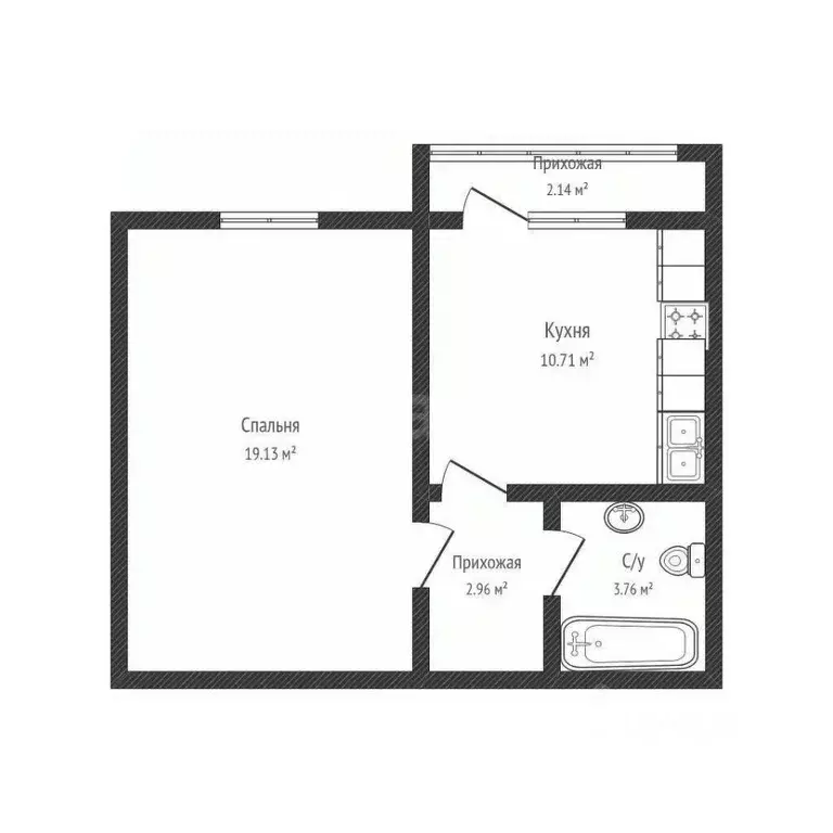 1-к кв. Адыгея, Тахтамукайский район, Старобжегокайское с/пос, Новая ... - Фото 2