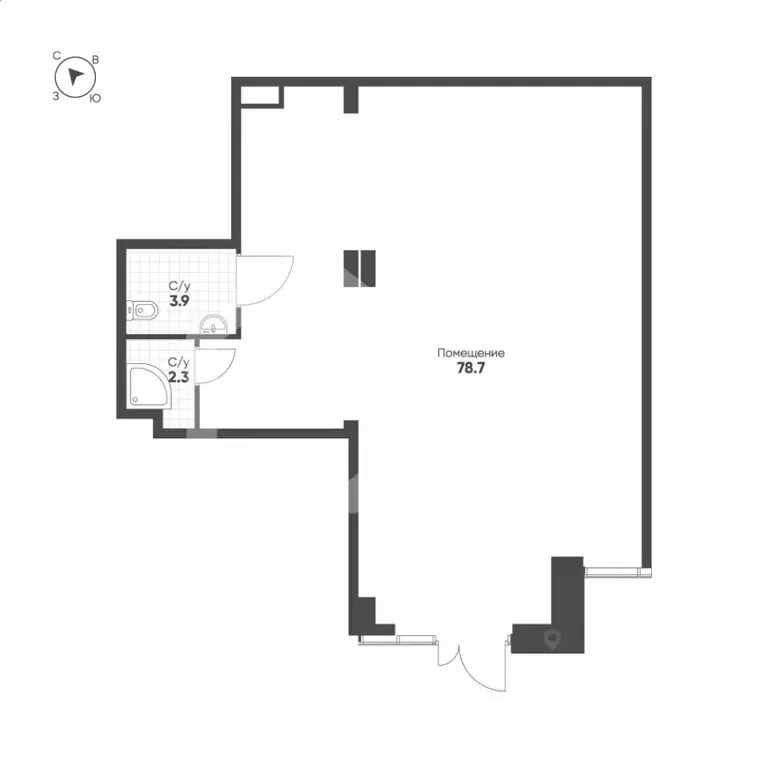 Торговая площадь в Москва 4-я оч., Шагал жилой комплекс, 3.1 (85 м) - Фото 2