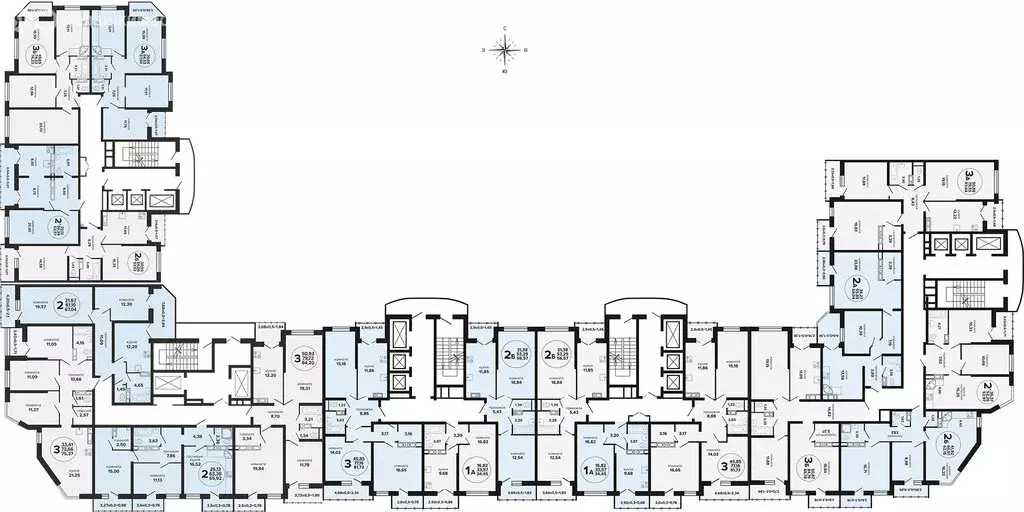 3-комнатная квартира: Краснодар, Российская улица, 257/7 (90.53 м) - Фото 1