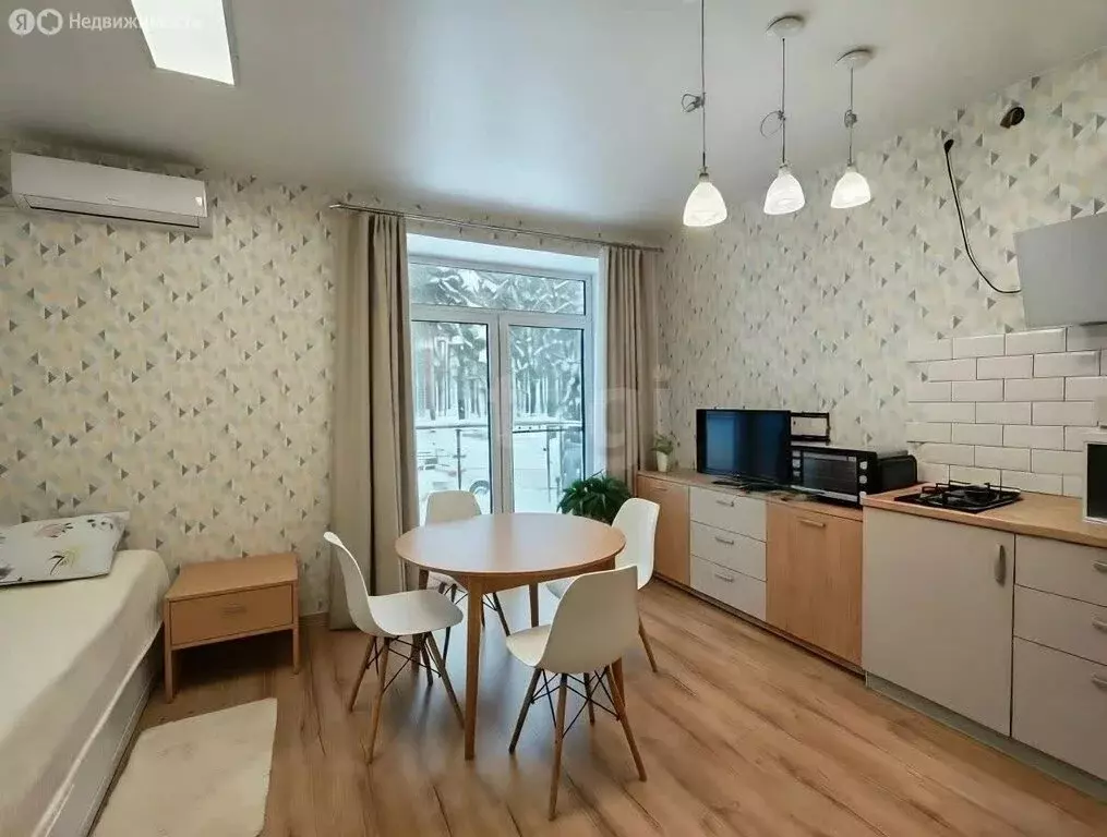 Квартира-студия: посёлок Красный Бор, 5 (26.4 м) - Фото 1